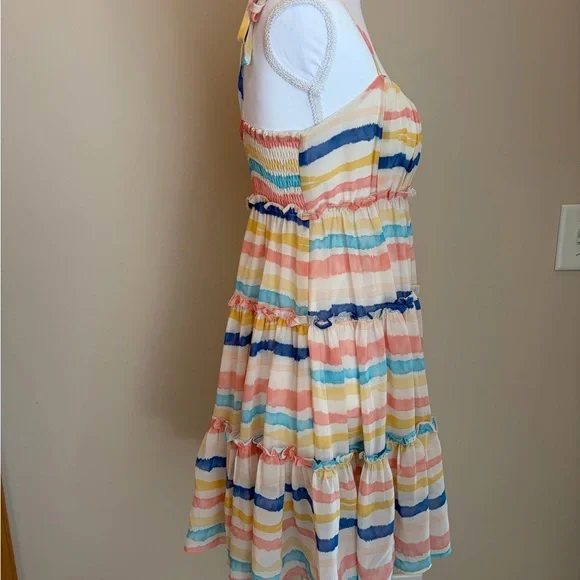 #155 Buddy Love Pastel Ombre Dress. Excellent Condition. Size S - Picture 4 of 11